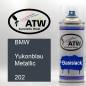 Preview: BMW, Yukonblau Metallic, 202: 400ml Sprühdose, von ATW Autoteile West.